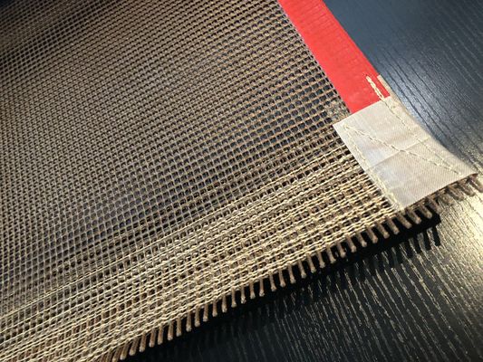 Yüksek Sıcaklığa Dayanıklı 4*4mm Ptfe Konveyör Bant